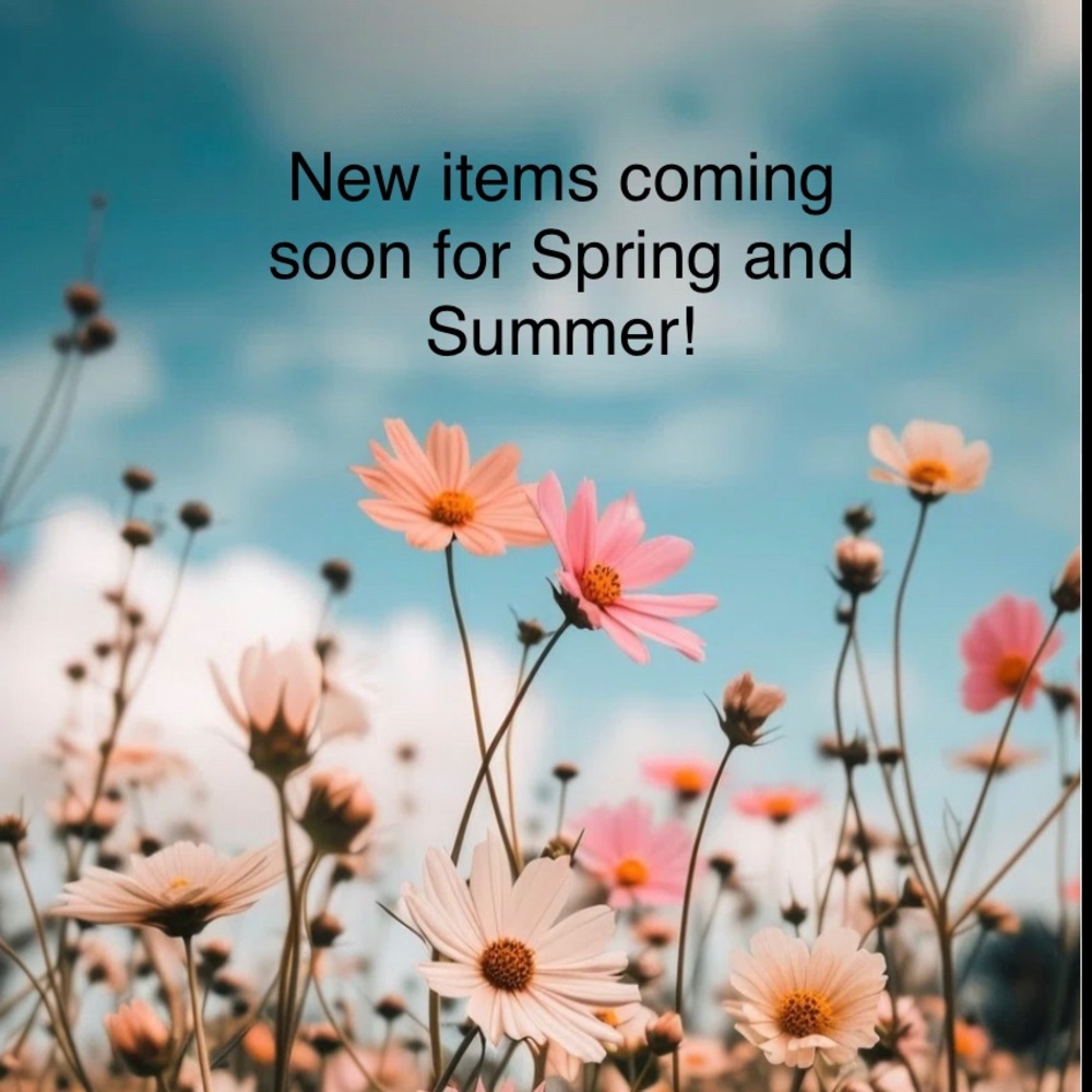 New items coming soon!